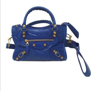 Balenciaga Blue Mini City